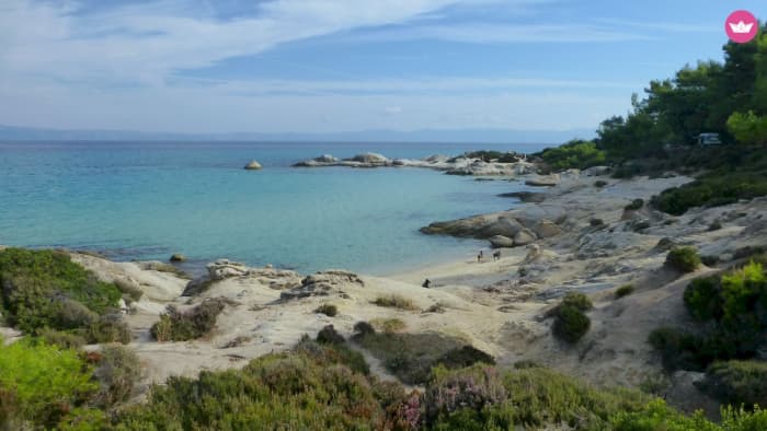 Crucero nudista de medio día desde Pefkochori: una escapada tranquila