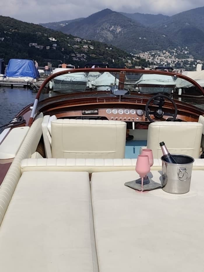 Your private motorboat for a day around Lake Como