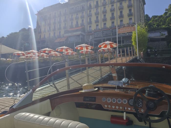 Your private motorboat for a day around Lake Como