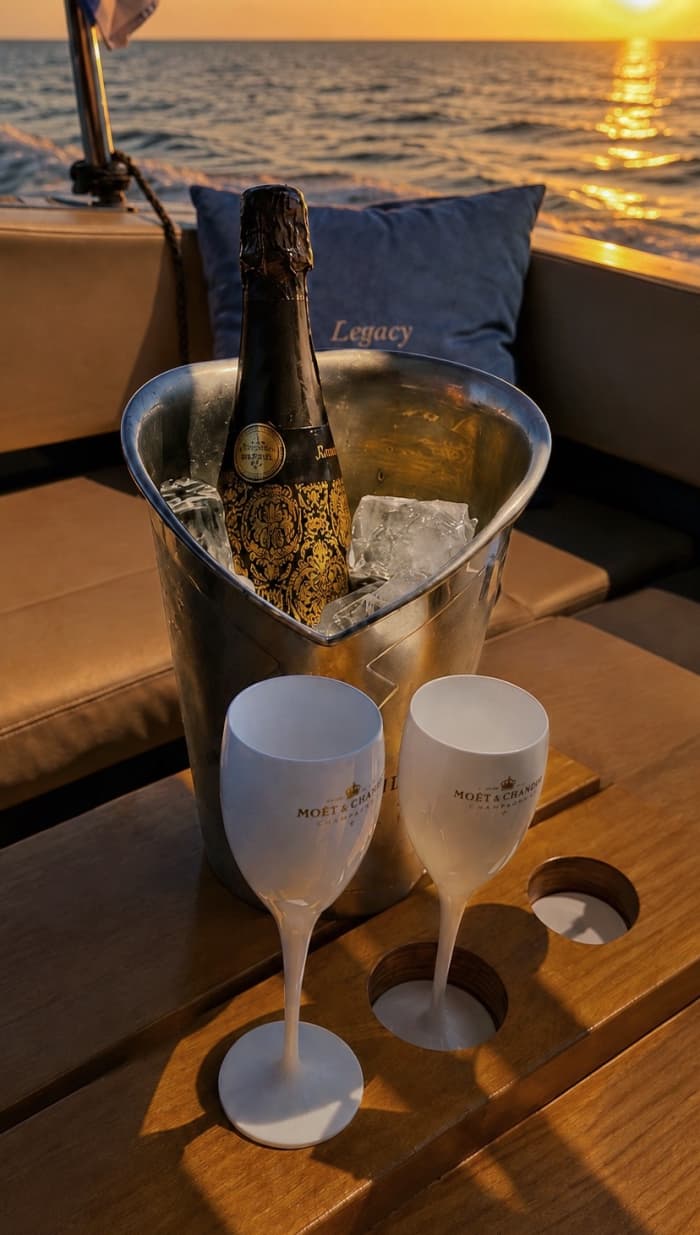 Privé zonsondergangcruise in Estepona met gratis cava