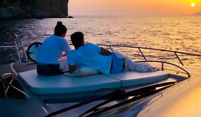 Fiart 32 Genius: Sunset Boat Tour from Amalfi