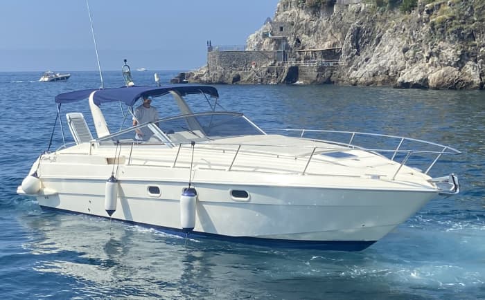 Fiart 32 Genius: Sunset Boat Tour from Amalfi