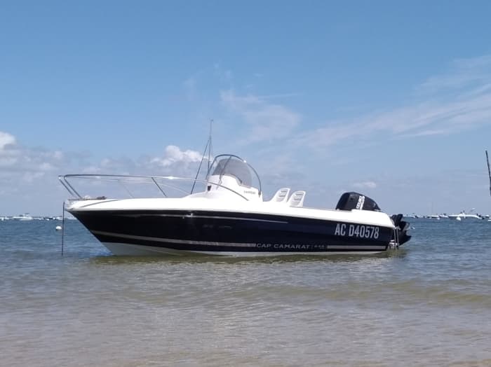 Unkomplizierter Kurzurlaub in Lège-Cap-Ferret: Eine 3,5-stündige Bootsfahrt mit einem Motorboot
