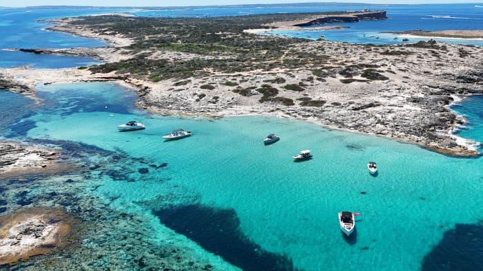 D'Ibiza à Formentera : Ses Illetes, Espalmador et Cala Saona