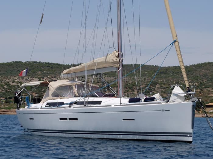 A relaxing day, sailing on a 12m sailboat