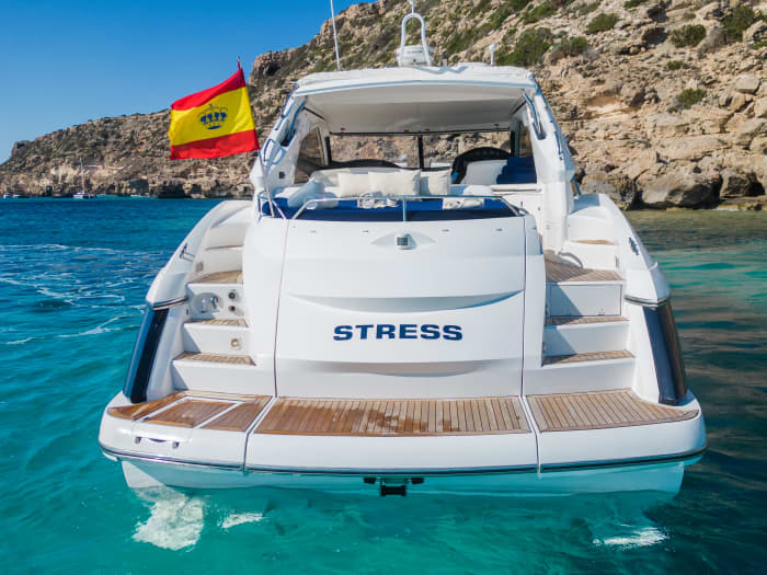 Portofino 53 All inclusive, Treibstoff, Skipper, Route nach Formentera Saona zum Festpreis und ohne Sorgen.