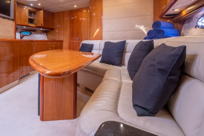 Portofino 53 All inclusive, Treibstoff, Skipper, Route nach Formentera Saona zum Festpreis und ohne Sorgen.