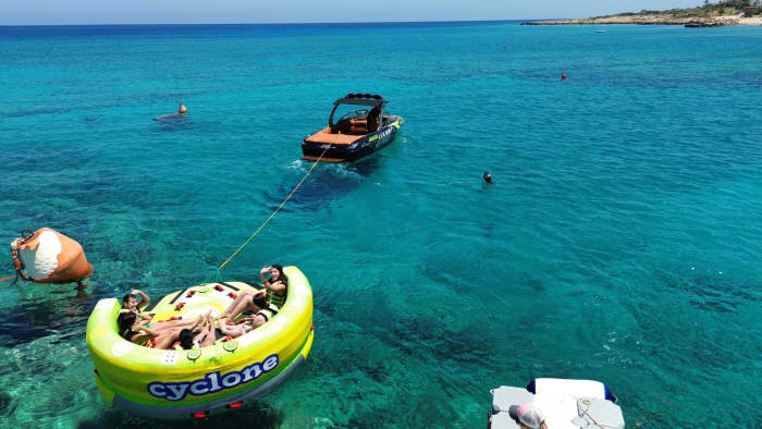 One day around Protaras: Enjoy 8h of discovery on a motorboat