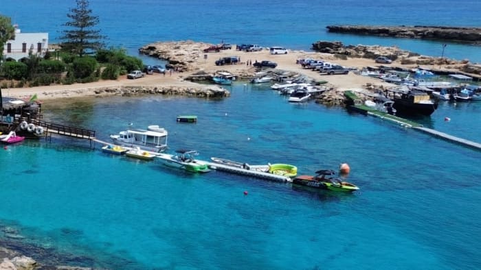 One day around Protaras: Enjoy 8h of discovery on a motorboat