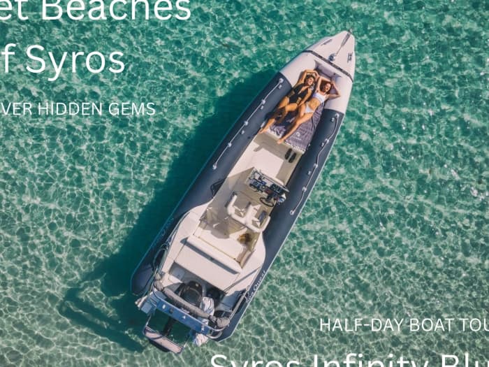 La tua barca a motore privata per una giornata intorno a Syros