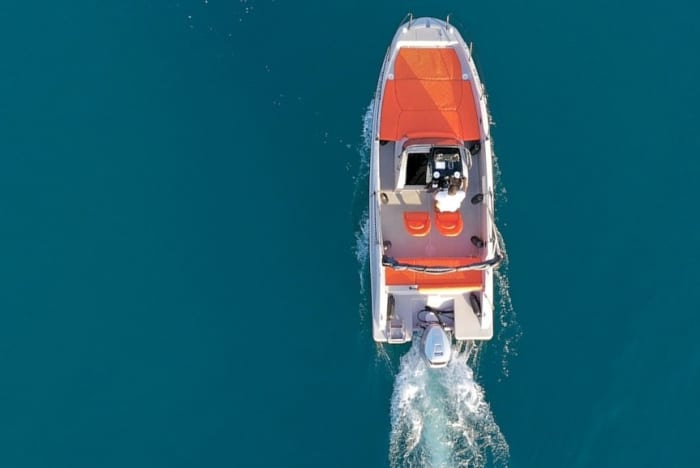 One day in Zadar on a motorboat
