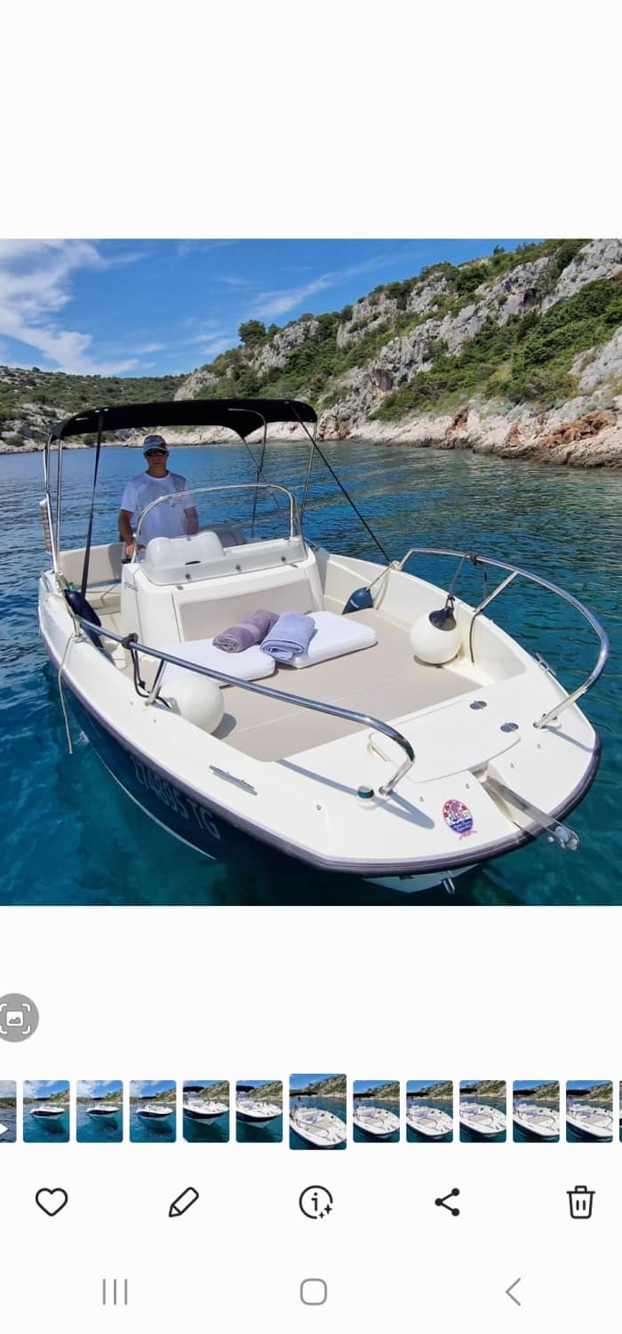 Your day in Rogoznica: Rent a motorboat for 8h of discovery