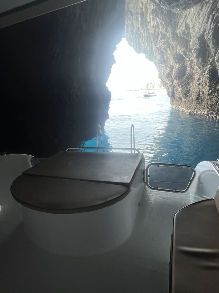 Explore Taormina in a half-day: Rent a motorboat for 3h30