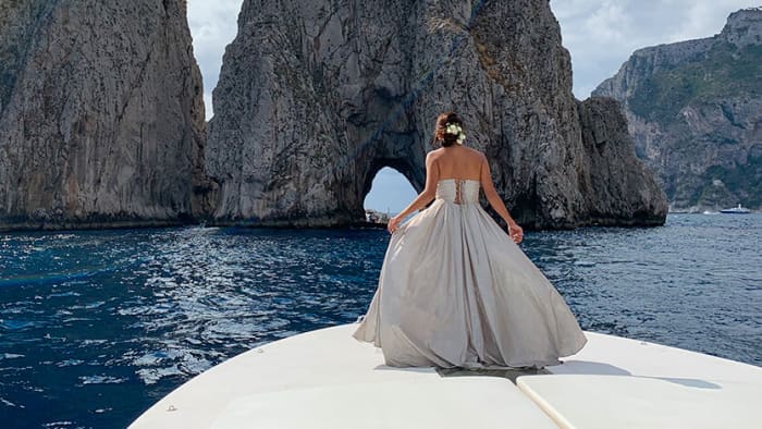 Sorrento Sunset Cruise: Meer und Entspannung zwischen goldener Stunde und Sonnenuntergang.