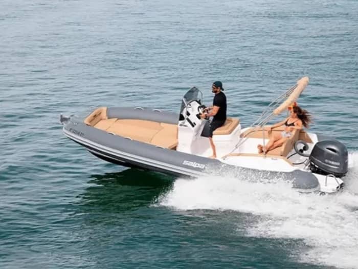 One day in Forio on a motorboat