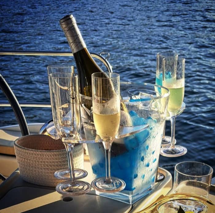 Sunset Aperitif & Masterclass with a Famous Chef on Board