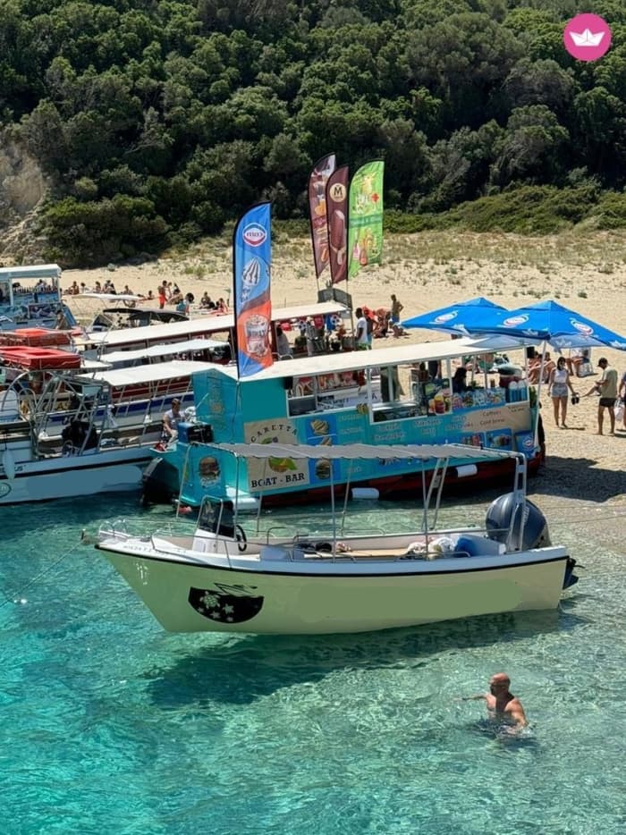 Enjoy 9h on a motorboat to explore Zakynthos