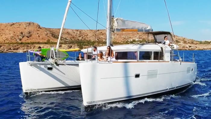 Mykonos Cruisin Catamaran Lagoon