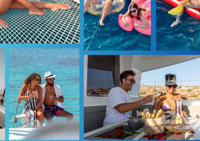 Luxury 45ft Catamaran Balos Lagoon and Gramvousa (08:30–3:30pm)