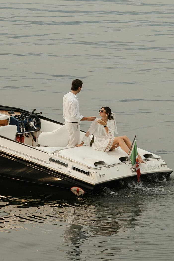 Ultimativer Luxus – Ganztägige exklusive Tour um den Lago Maggiore auf einer Cigarette Racing 28SS