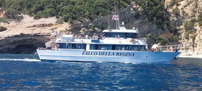 Baunei Coast on the Queen's Falcon — Half Day