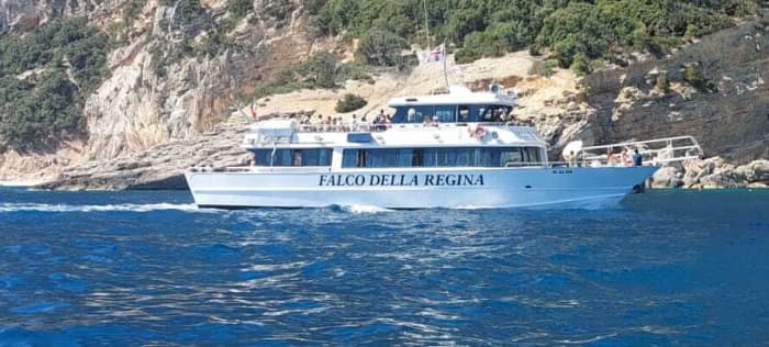 Baunei Coast on the Queen's Falcon — Half Day