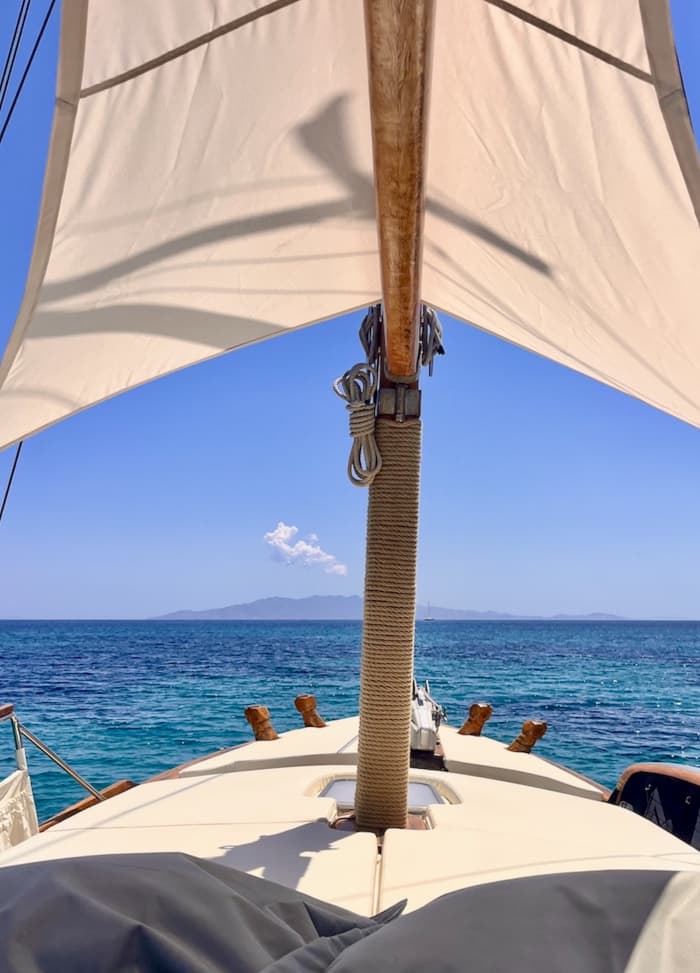 Croisière d'une journée à Délos et Rhénie en bateau traditionnel