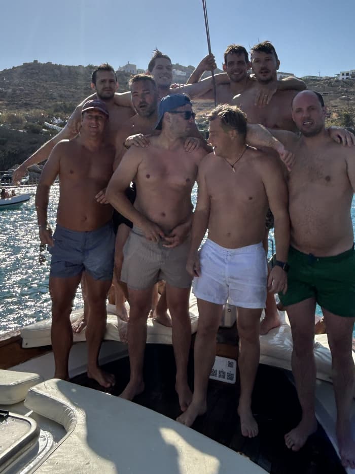 Croisière pour enterrement de vie de garçon