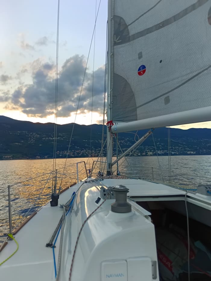 Enjoy a day at sea in Mošćenička Draga on a sailboat