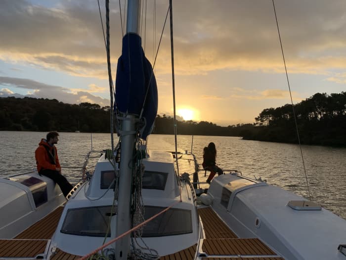 Sunset catamaran trip – Gulf of Morbihan