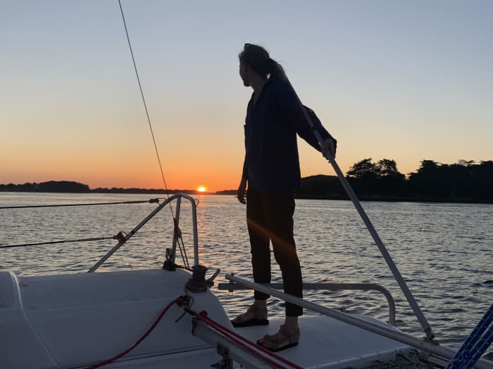 Sunset catamaran trip – Gulf of Morbihan