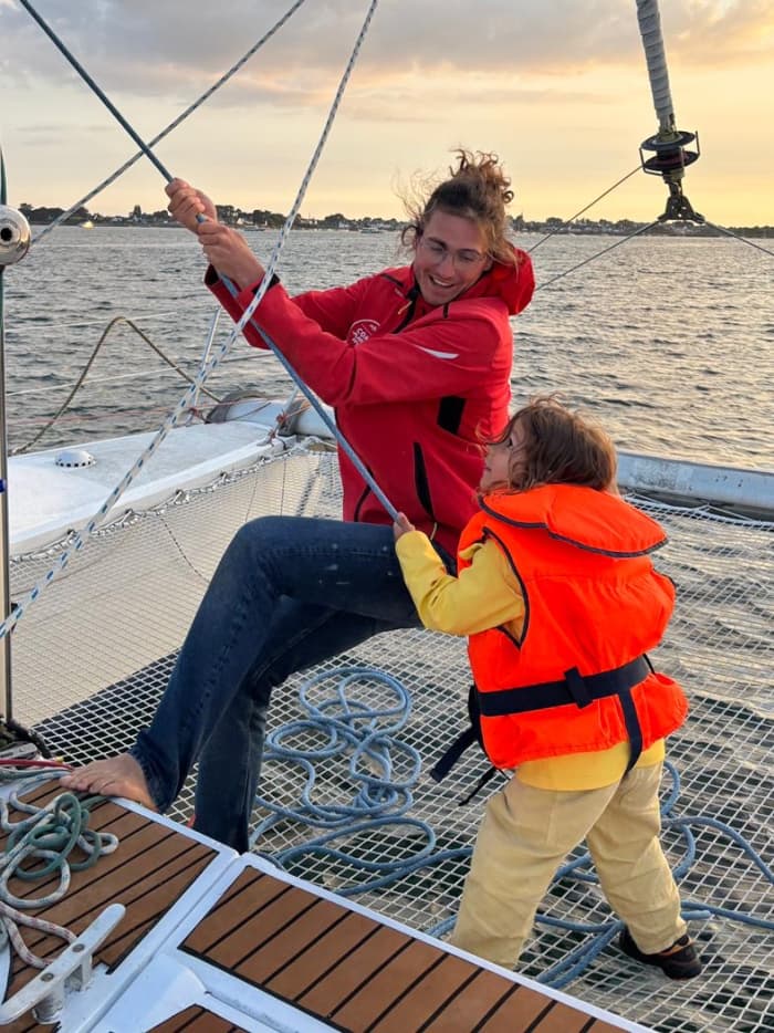 Catamarantocht van een halve dag in de Golf van Morbihan