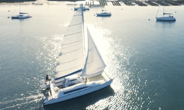 Catamarantocht van een halve dag in de Golf van Morbihan