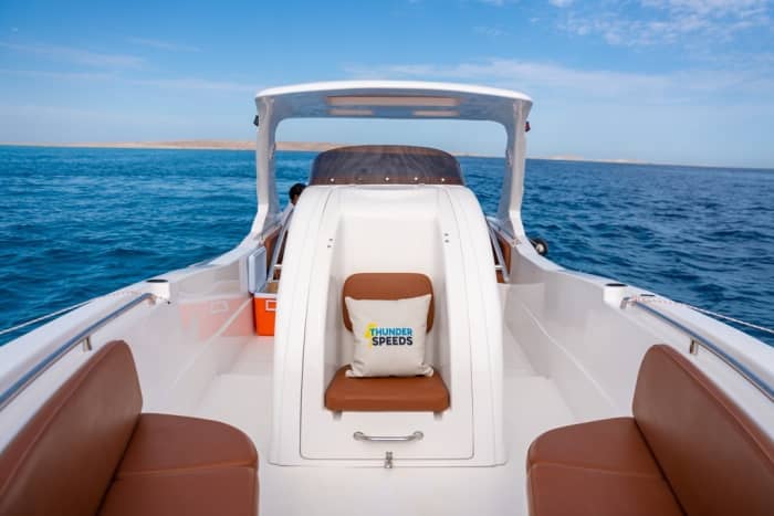 **Privé speedboot voor dolfijnen- en snorkeltocht - Hurghada - Tot 10 gasten - 460 euro**