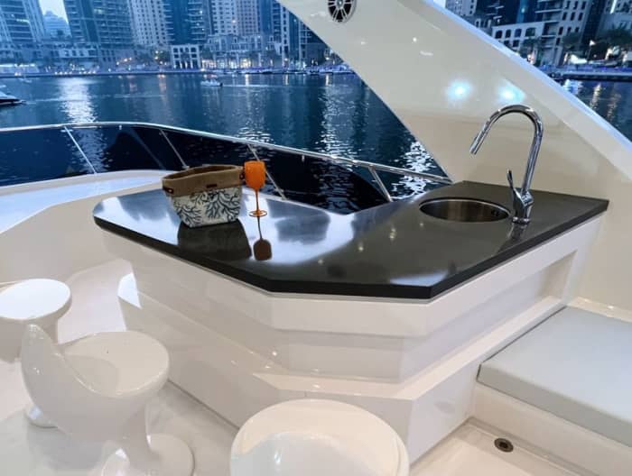 Enjoy some Dubai luxury with a full day on a motor yacht