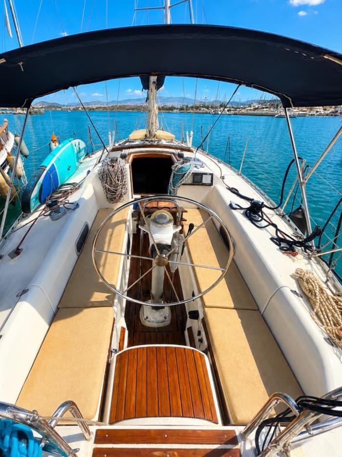 Enjoy a day at sea in Athens on a sailboat