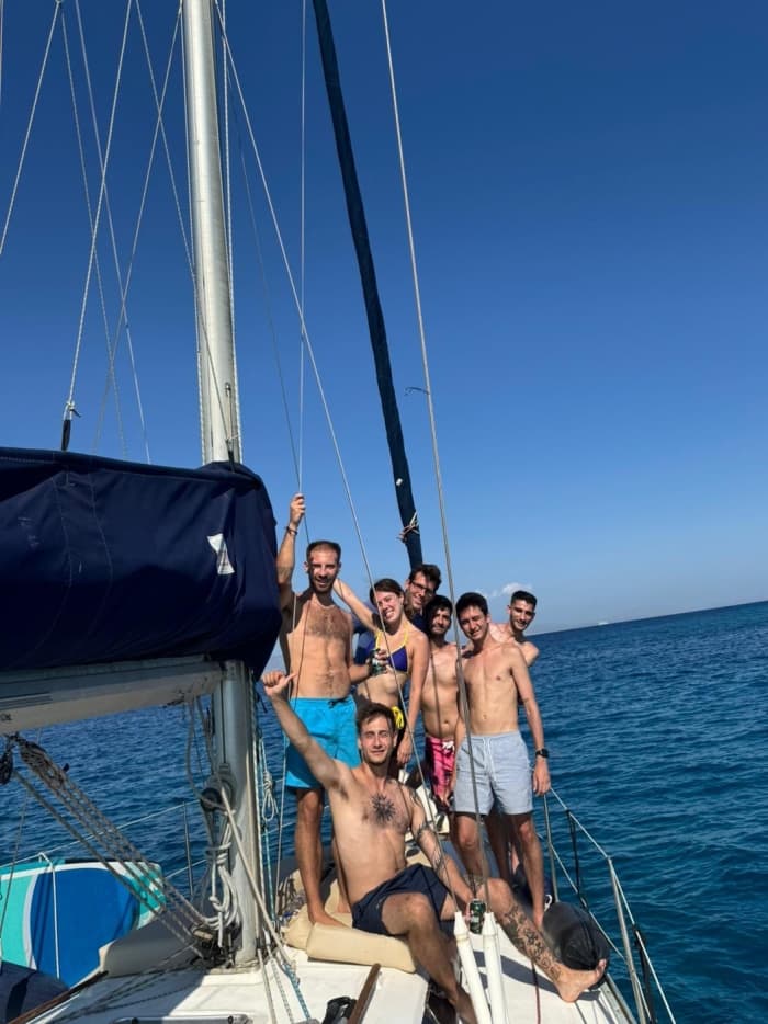 Enjoy a day at sea in Athens on a sailboat