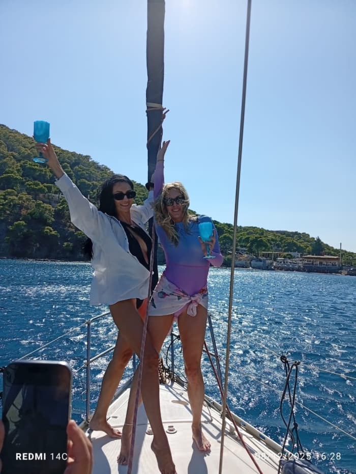 Enjoy a day at sea in Athens on a sailboat