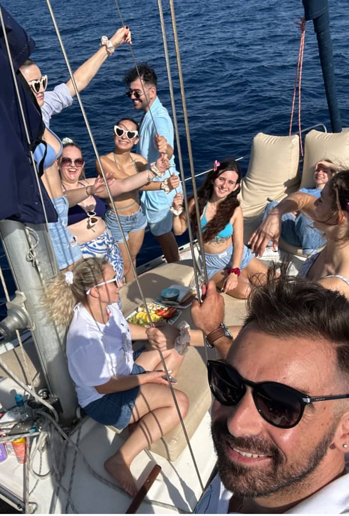 Enjoy a day at sea in Athens on a sailboat
