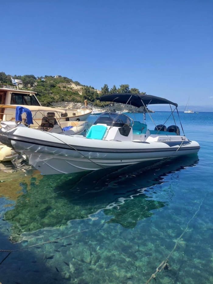 One day around Corfu: Enjoy 9h of discovery on a motorboat