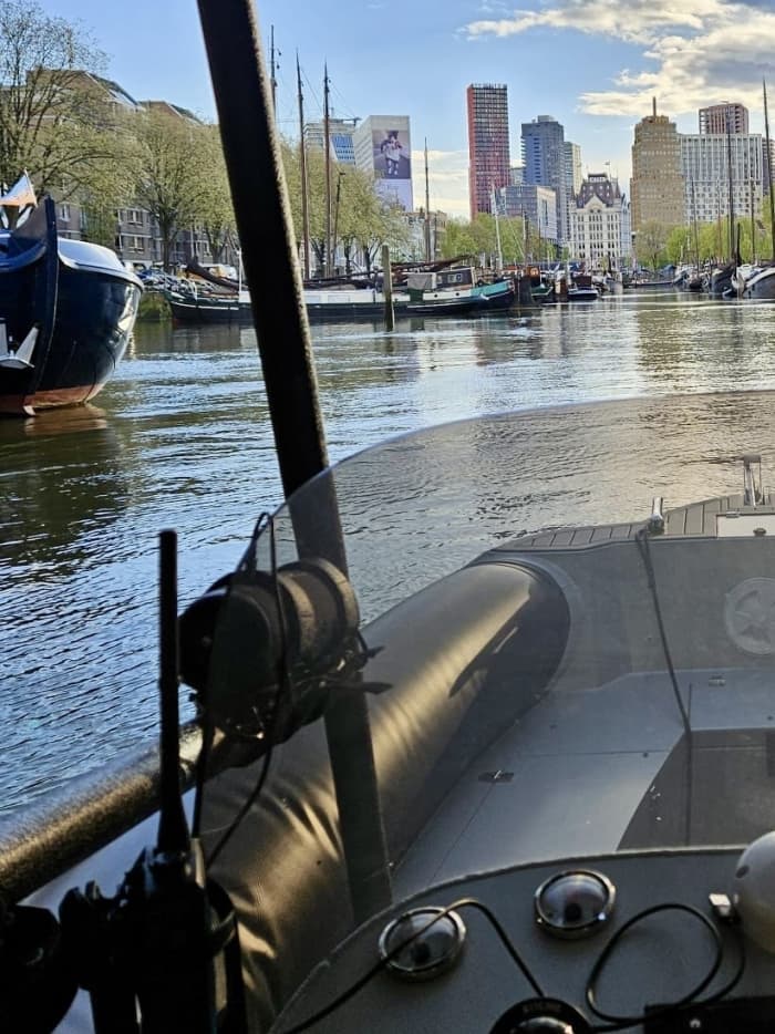 3 heures pour découvrir Rotterdam en bateau à moteur