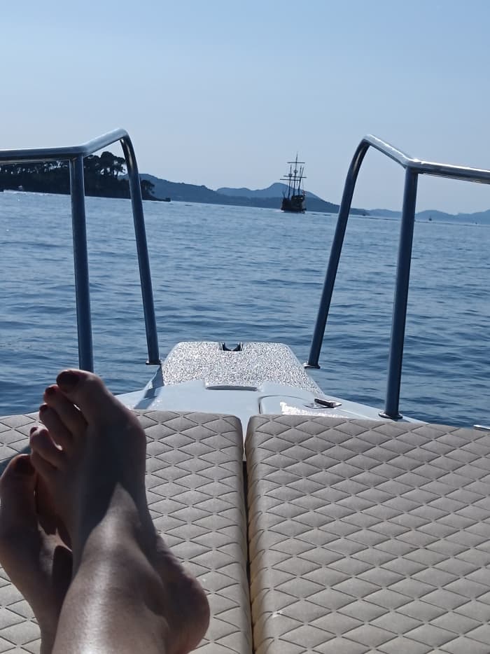 Half-day boat trip in Dubrovnik on a motorboat