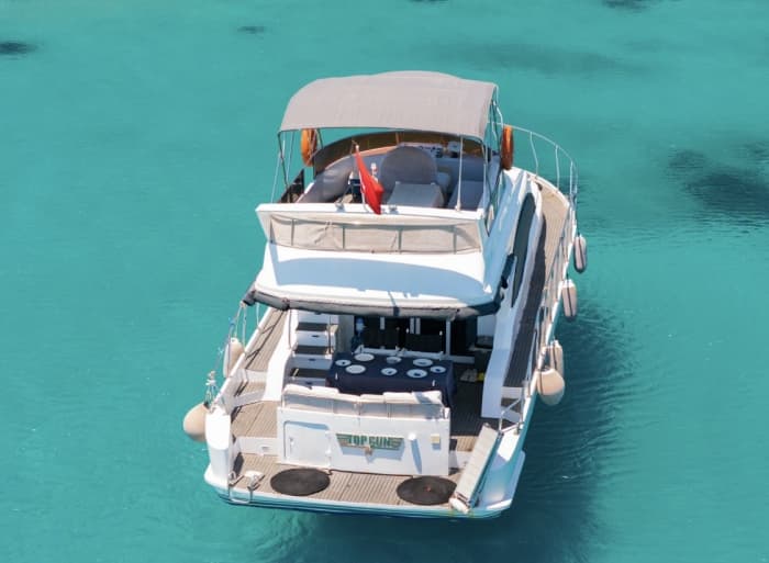 Genießen Sie einen ganzen Tag auf einem Motorboot in Muğla