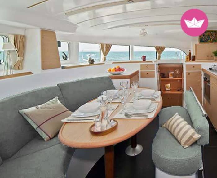 Individual catamaran boat tour around La Caletta (near Olbia)