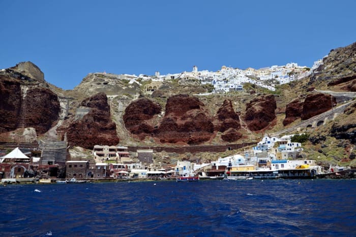 Santorini solnedgångskryssning – Privat kvällsflykt till sjöss