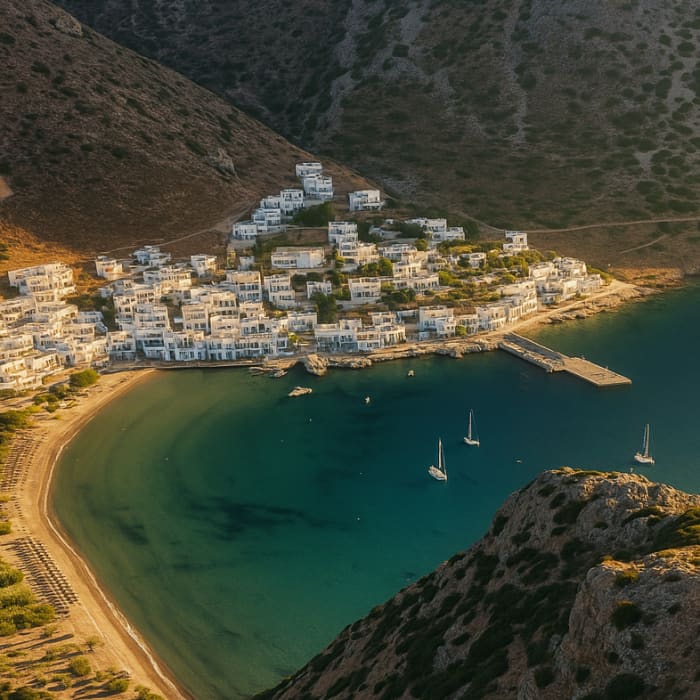 Découvrez l'élégante Sifnos – Excursion en yacht privé au départ de Santorin