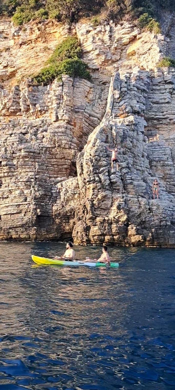 Your private motorboat with all equipment you need for a day all around Budva's bay