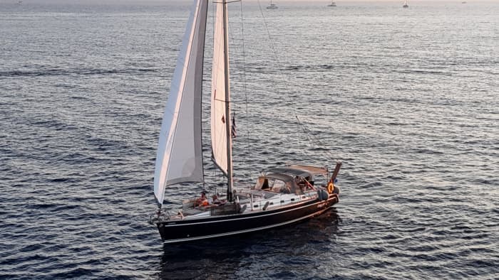 7h of sailing along the coast of Naxos