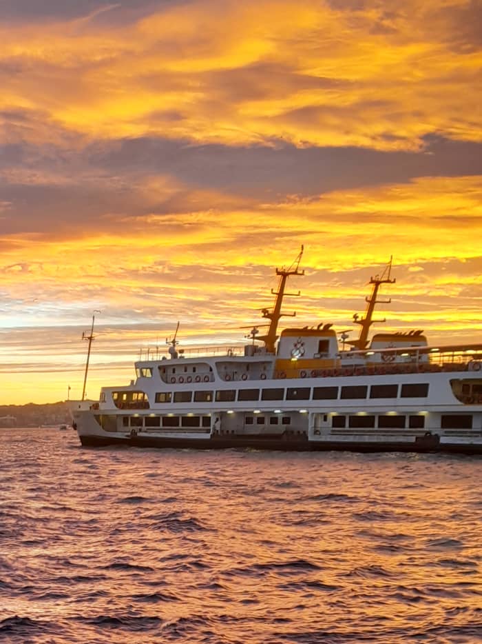Romantic Sunset Yacht Tour on the Bosphorus Drinks and snacks included