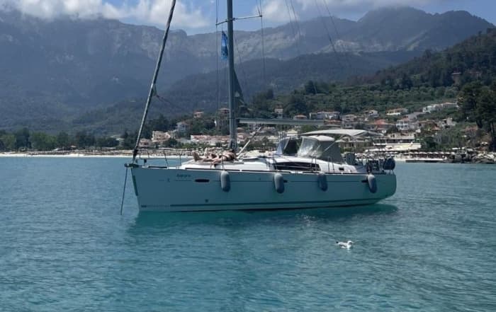 Een dagtocht zeilen op Thasos.